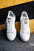 Кросівки жіночі Adidas Stan Smith White Black Size 36, фото 3