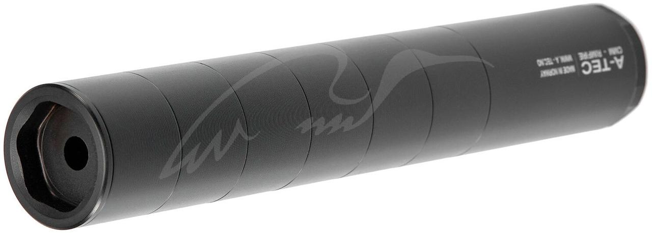 Саундмодератор A-TEC CMM-6. Кал. - .22 LR (підходить під кал. 22 WMR; 17 HMR; 22 Hornet). Різьба - 1/2"-28 UNF