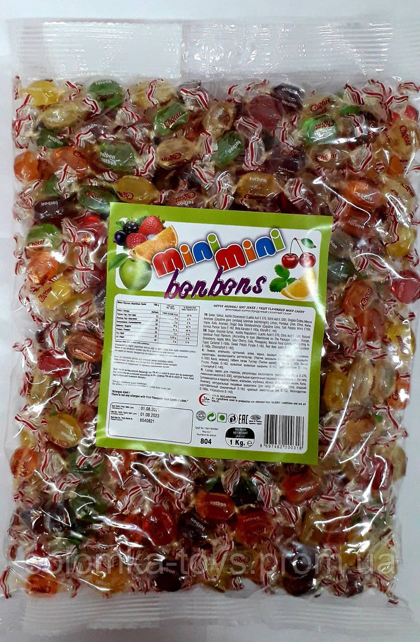 Леденцы Мини "BONBONS" 1кг — Купить Недорого на Bigl.ua (1629072411)
