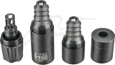 Глушник A-TEC Н2. Кал. - .458. Різьба - A-Lock. 3 модулі, фото 2