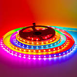 Світлодіодна стрічка SMART RGB WS2812 5V, 5050, 60 led/m, 14.4W, IP20, фото 4