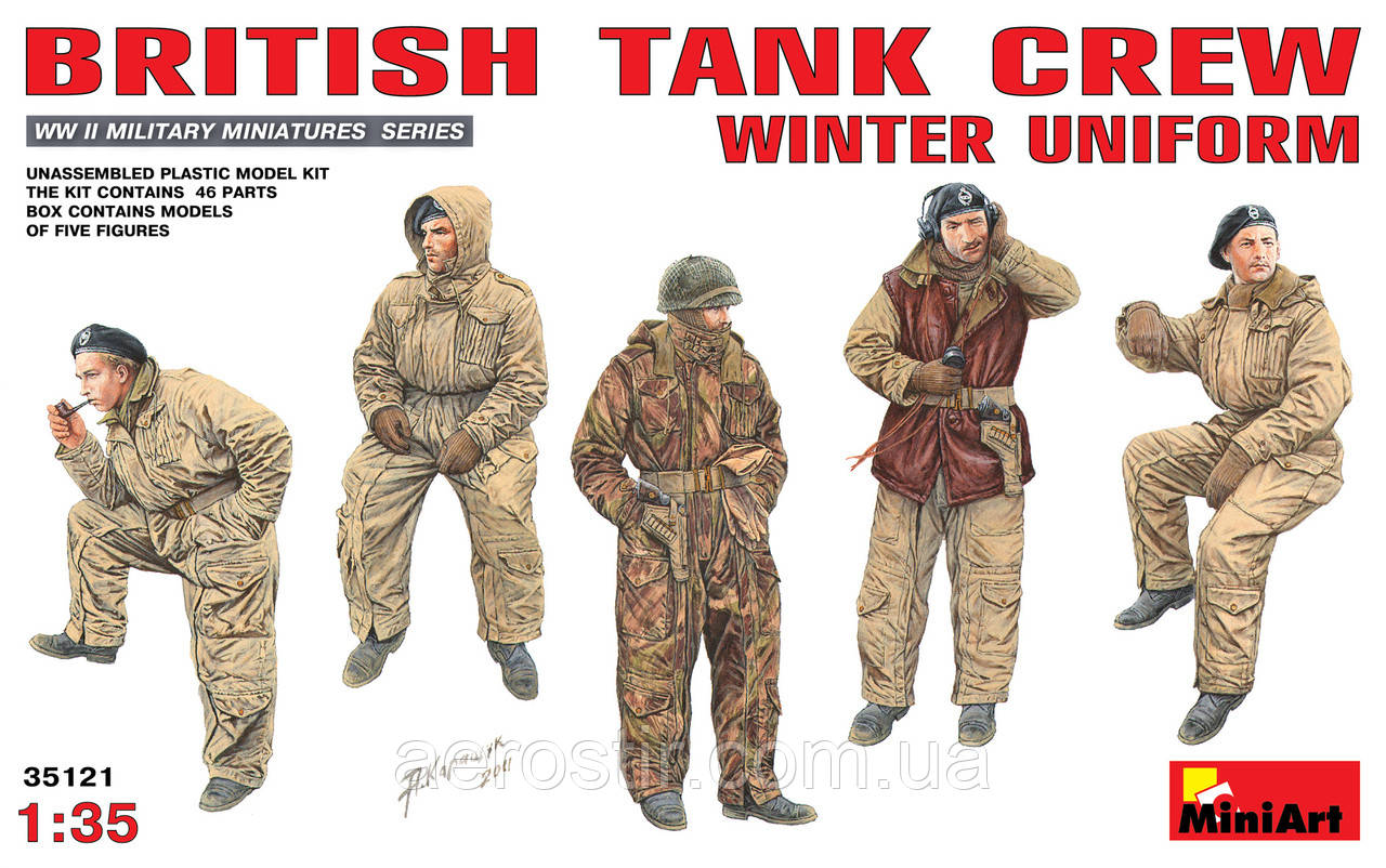 BRITISH TANK CREW 1\35 MiniART 35121, фото 1