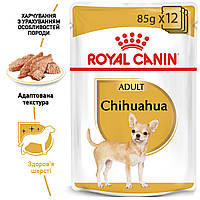 Влажный корм для взрослых собак ROYAL CANIN CHIHUAHUA ADULT 0.085 кг x 12 шт.