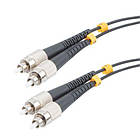 Патчкорд FC/UPC-LC/UPC MM (G50-OM3) 3м чорний Duplex