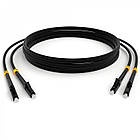 Патчкорд LC/UPC-LC/UPC MM (G50-OM3) 3м Duplex чорний