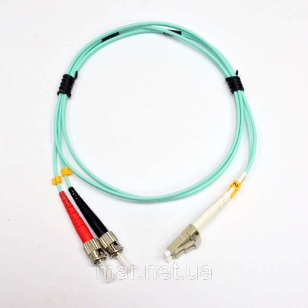 Патчкорд ST/UPC-LC/UPC MM (OM3) 2м Duplex