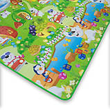 Дитячий ігровий килимок для гри повзання м'який 90*150 см, фото 4