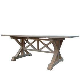 Дерев'яний стіл 1.95м "Єгипет". Колір: Без фарбування