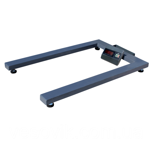 Весы палетные ЗЕВС ВПЕ-10000-4 (Н1200х800) с индикатором МВ6 (пластик) 10000кг/10t, фото 1