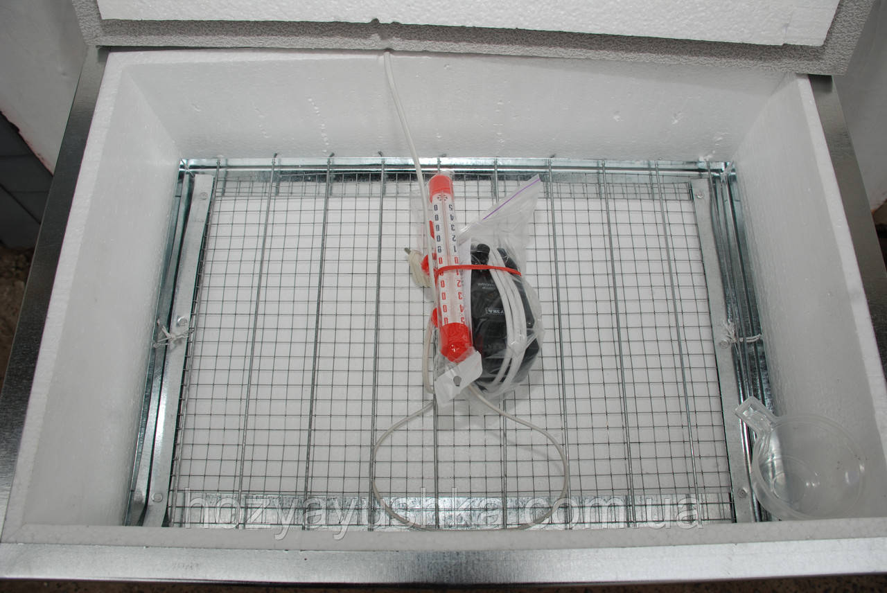Инкубатор бытовой оцинкованный Наседка ИБМ-70 с механическим переворотом яиц - фото 6 - id-p448160984