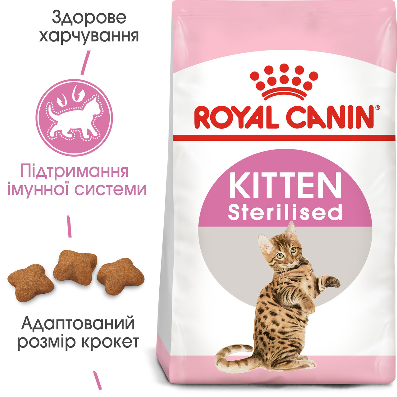 Корм для стерилізованих кошенят ROYAL CANIN KITTEN STERILISED 2.0 кг