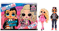 Ігровий набір з ляльками L.O.L. SURPRISE! OMG Movie Magic Tough Dude and Pink Chick Солодка парочка 576501, фото 3