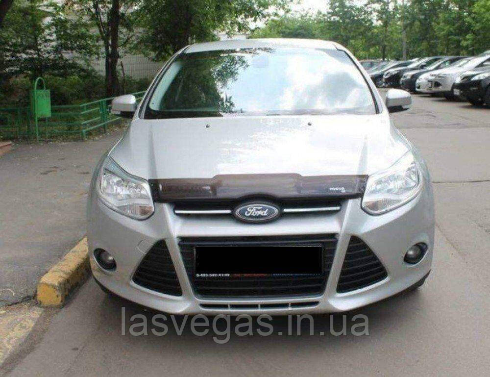 Мухобійка, дефлектор капота Ford Focus 3 2011-2014 (EGR)