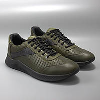 Легкі хакі кросівки літнє чоловіче взуття великих розмірів Rosso Avangard DolGa Oliva Perf BS