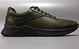 Легкі хакі кросівки літнє чоловіче взуття великих розмірів Rosso Avangard DolGa Oliva Perf BS, фото 8