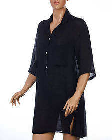 Жіноча сорочка для пляжу Z.Five SD019 чорна на 48 50 52 54 розмір