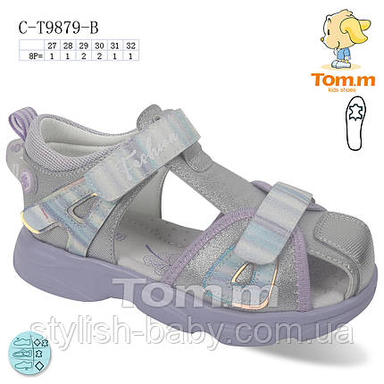 Дитяче літнє взуття гуртом. Дитячі босоніжки 2022 бренда Tom.m для дівчаток (рр. з 27 по 32), фото 1