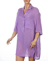 Жіноча сорочка для пляжу Z.Five SD019 бузковий на 46 48 50 52 54 розмір