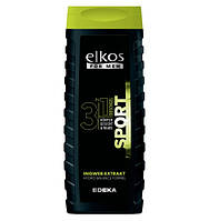 Гель для душа Elkos For Men 3в1 Sport 300 ml