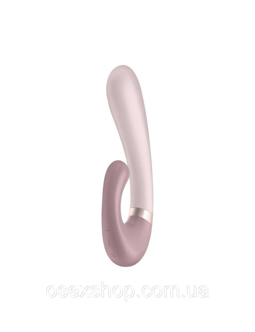 Смарт вібратор-кролик із підігрівом Satisfyer Heat Wave Mauve, фото 1