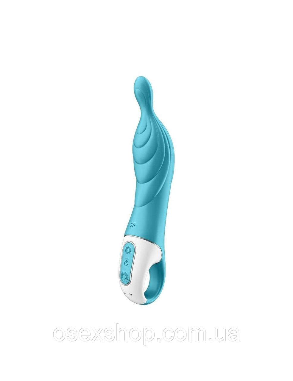 Вібратор для точки А Satisfyer A-Mazing 2 Turquoise, фото 1