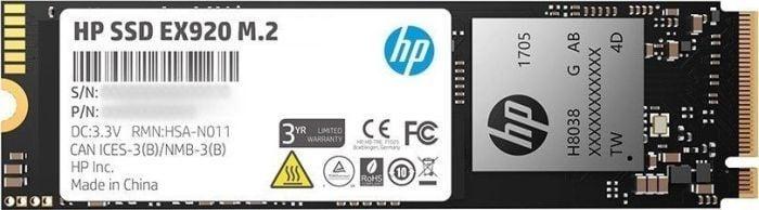 SSD накопичувач HP EX920 256 GB (2YY45AA#ABB)
