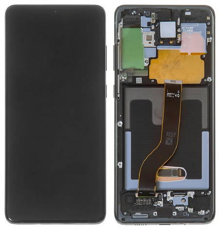 Дисплей Samsung Galaxy S20 Plus G985, S20 Plus 5G G986 с тачскрином и рамкой, оригинал 100% Service Pack,Black, фото 2