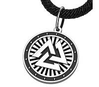 Подвеска серебряная Валькнут скандинавский символ