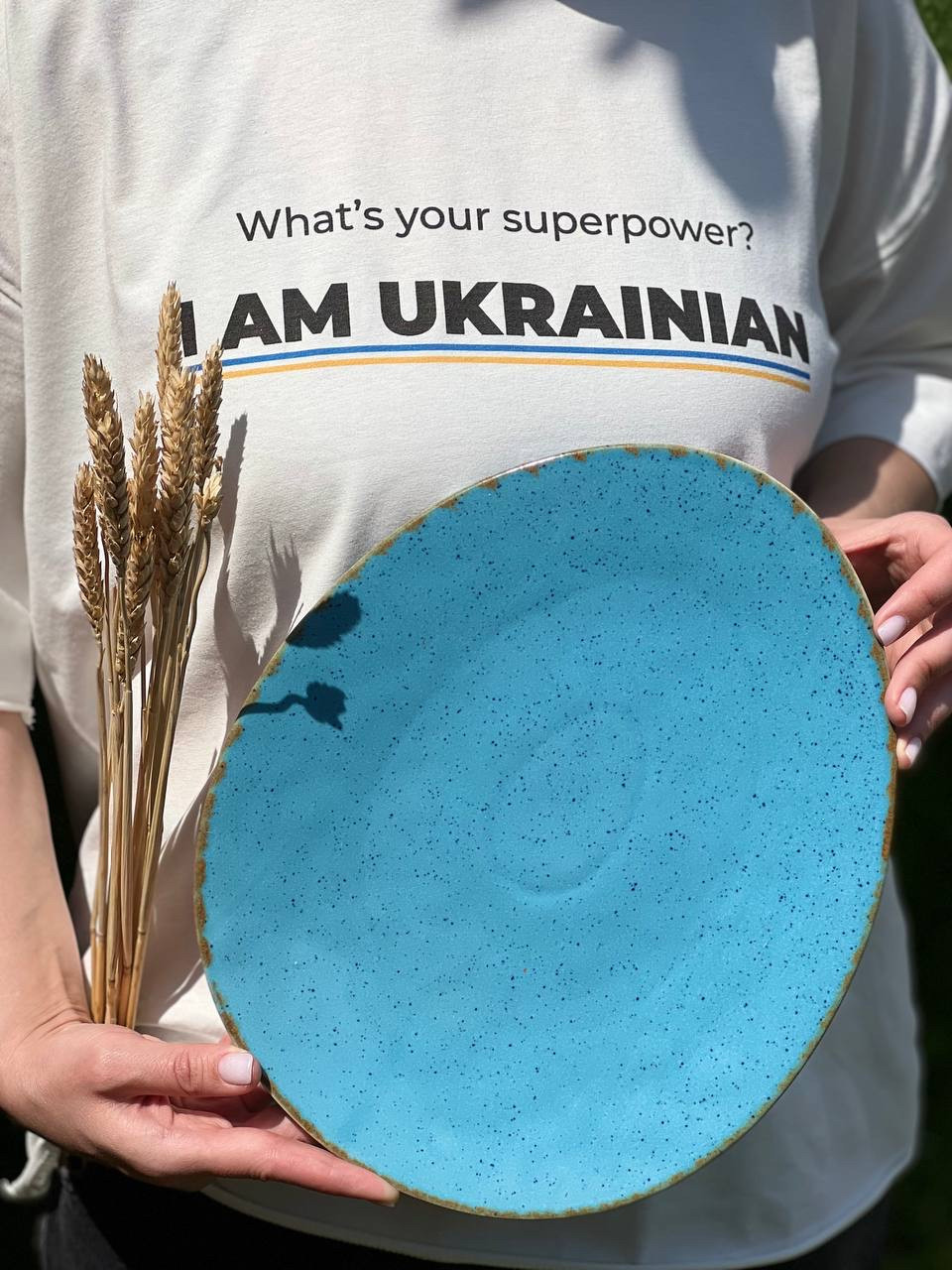 Тарілка «Овальна» 30/24.5 см, «Freedom blue»