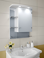 Шкаф зеркальный Garnitur.plus в ванную с LED подсветкой 7S (DP-V-200106)