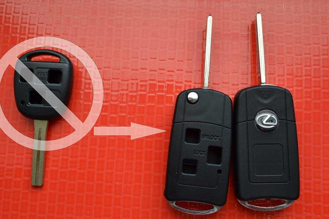 Ключ Lexus RX, GS, GX, LS, LX, ES, IS для переділки звичайних ключів 3 кнопки Різновид Дуга