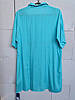 Жіноча пляжна туніка сорочка Z.Five 141 бірюзова на 48 50 52 розмір, фото 8