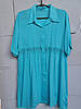 Жіноча пляжна туніка сорочка Z.Five 141 бірюзова на 48 50 52 розмір, фото 7