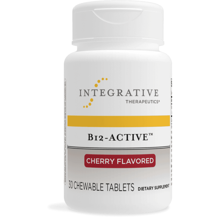 Integrative Therapeutics B12-Active Cherry / Вітамін Б12 Метилкобаламін 1000 мкг 30 жувальних табл