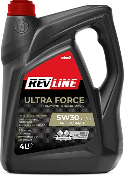 Моторна олива REVLINE ULTRA FORCE C2/C3 5W30 4л