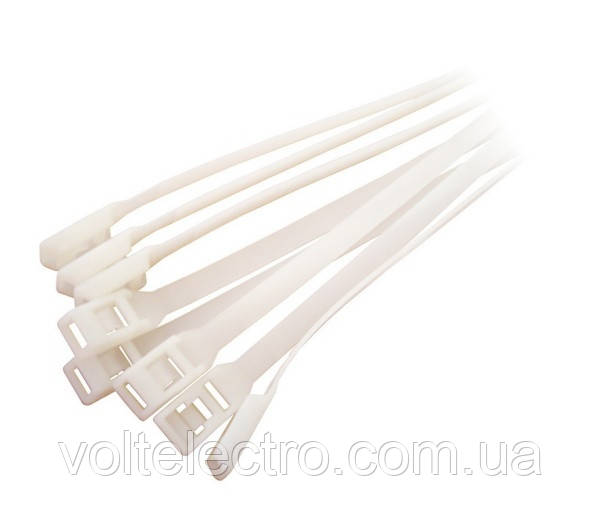 КАБЕЛЬНИЙ ХОМУТ - КОЛІР БІЛИЙ 280x7,5 (100шт), фото 1
