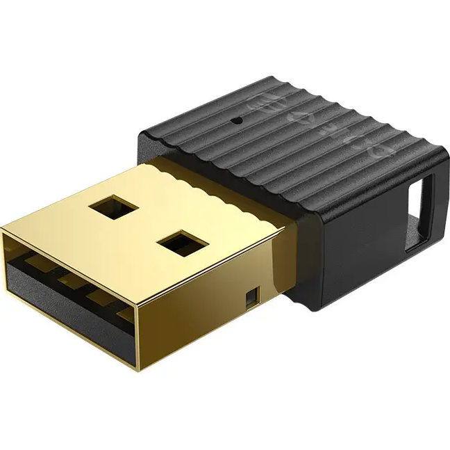 Bluetooth-адаптер Orico USB Bluetooth 5.0 приймач передавач для комп'ютера, ноутбука Black (BTA-508), фото 1