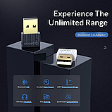 Bluetooth-адаптер Orico USB Bluetooth 5.0 приймач передавач для комп'ютера, ноутбука Black (BTA-508), фото 2