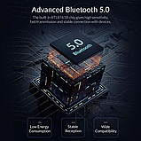 Bluetooth-адаптер Orico USB Bluetooth 5.0 приймач передавач для комп'ютера, ноутбука Black (BTA-508), фото 3