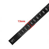 Лінійка з метричною шкалою самоклейна 2 метри, неіржавка сталь, фото 4