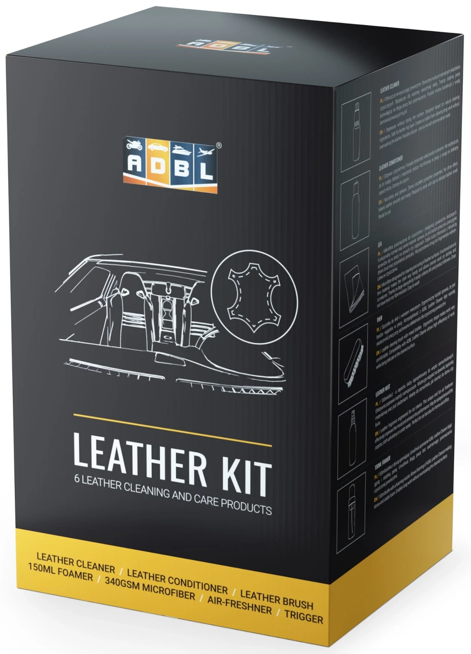 КОМПЛЕКТ ДЛЯ ОЧИЩЕННЯ ТА ЗАХИСТУ ШКІРИ ADBL LEATHER KIT продаж, ціна у