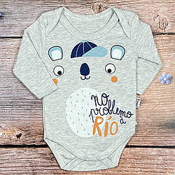 Боді з довгим рукавом для малюка Розмір: 62,68,74,80,86 см (03338)