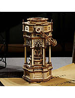 Конструктор деревянный Robotime AMK61, викторианский фонарь «музыкальная шкатулка»