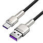 USB кабель Type-C роз'єм Baseus Cafule Series Metal Data Cable (1м, 66W). Black, фото 3