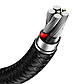 USB кабель Type-C роз'єм Baseus Cafule Series Metal Data Cable (1м, 66W). Black, фото 6