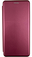 Кожаный чехол книжка Elegant на Samsung Galaxy A33 5G (самсунг а33) бордовый