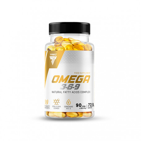 Комплекс жирних кислот Trec Nutrition Omega 3-6-9 90caps, фото 1