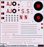 Пластикова модель 1/144 A-model 1433 британський бомбардувальник Avro Lancaster B.III Dambuster, фото 2