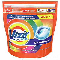 Капсули для прання кольорової білизни Vizir Color, 43 шт.