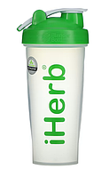 IHerb Goods Blender Bottle & Leak-Proof Shaker with Blender Ball 800 ml Green